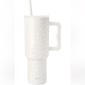 Simple Modern Cream Leopard 40oz Tumbler
